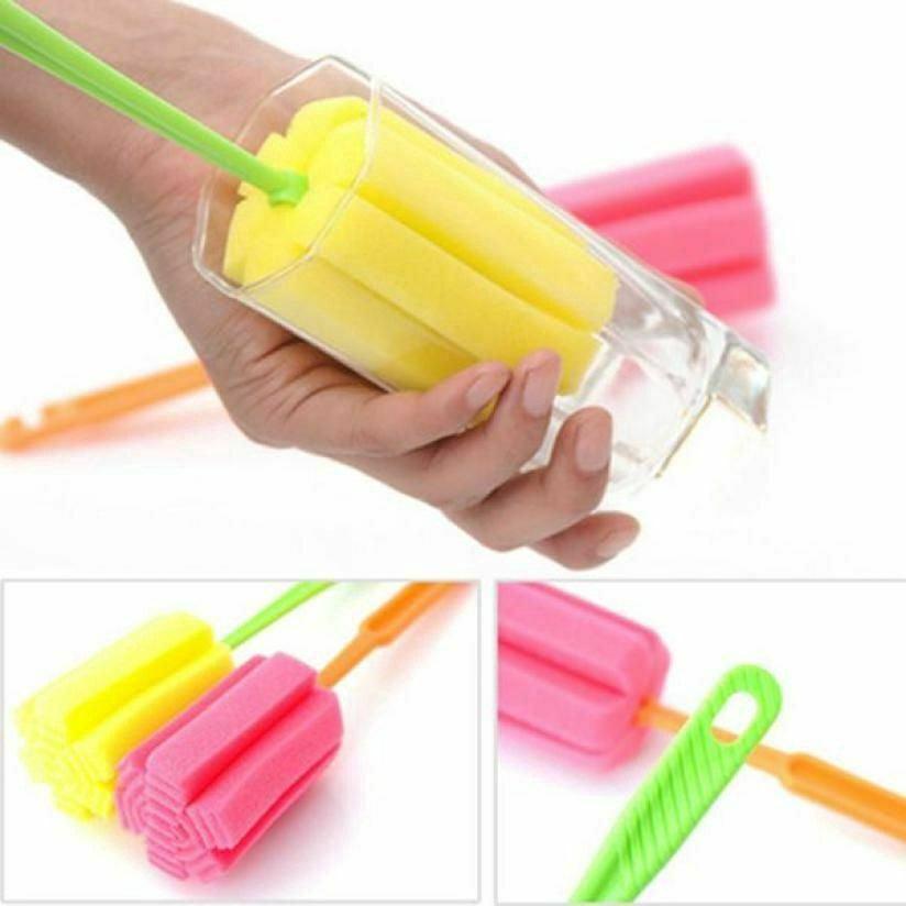 Escova com Esponja Macia para Limpeza de Copos - Tartaruga Shop