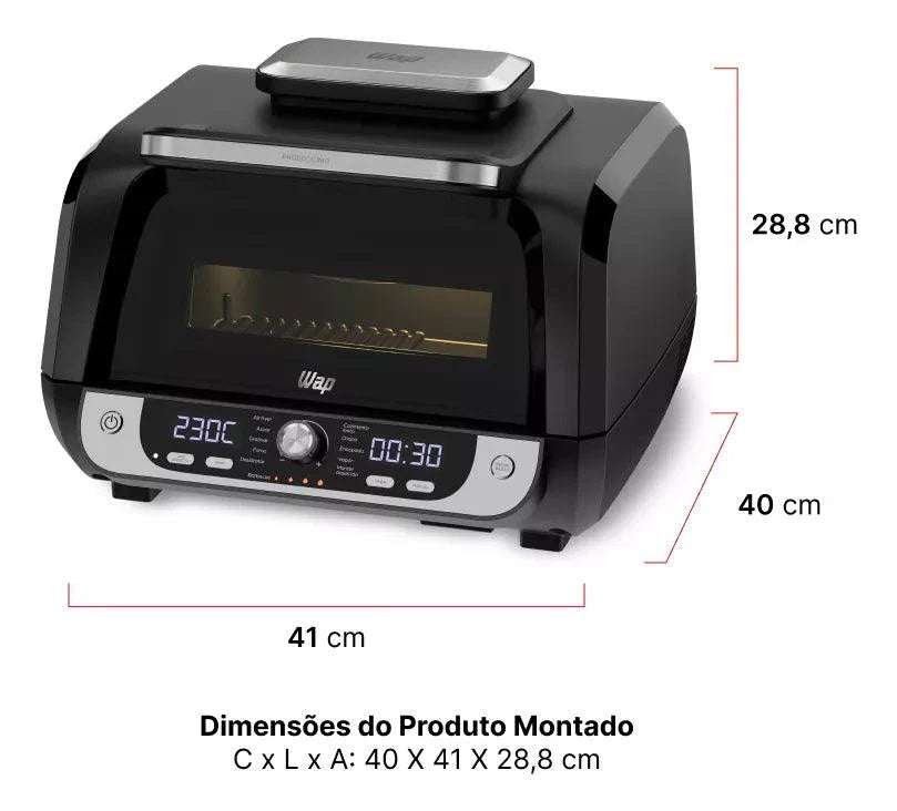 Airfryer Wap Barbecue Digital - Tartaruga Shop