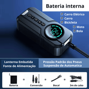 Bomba de Ar Elétrica Portátil - Tartaruga Shop