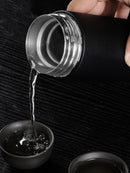 Garrafa Térmica Inox Inteligente Com Medidor De Temperatura - Tartaruga Shop