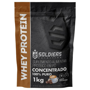 Whey Protein Concentrado 1kg - 100% Importado - Soldiers Nutrition - Tartaruga Shop